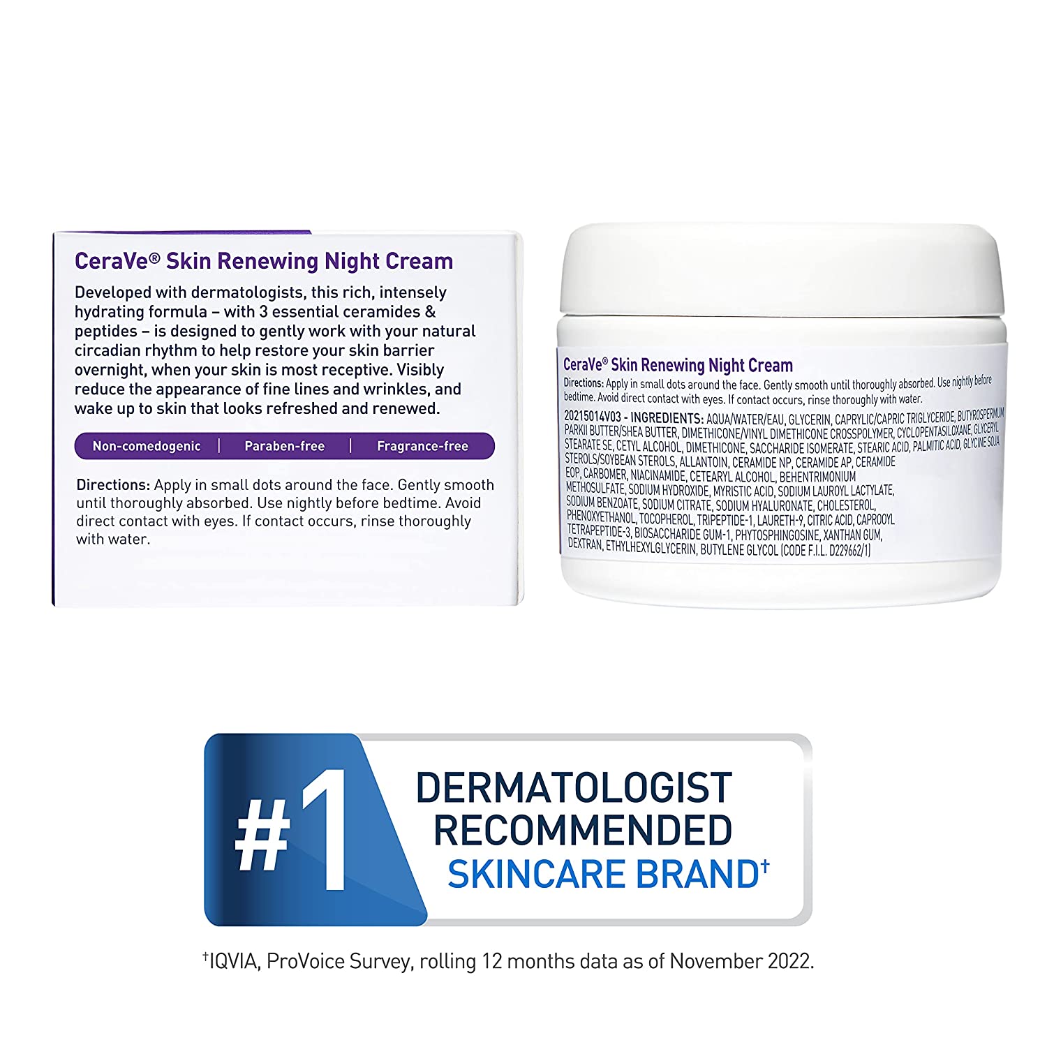 Crema Hidratante Renewing Night – CeraVe - Imagen 3