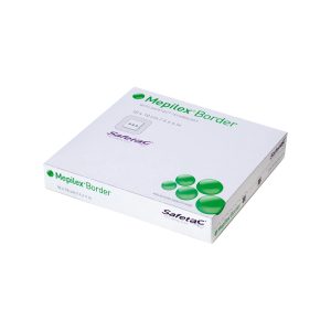Apósito autoadherente mepilex border 7,5 cm x 7,5 cm caja de 5 uds