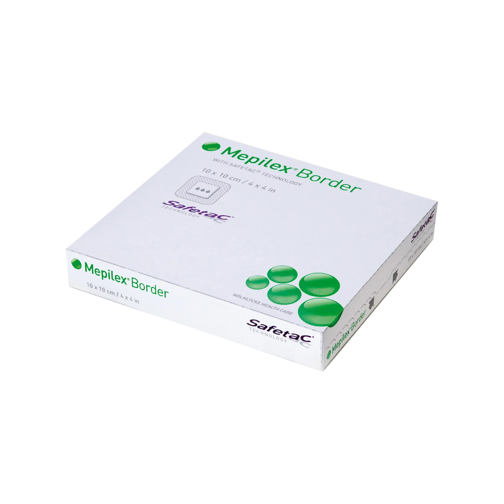 Apósito autoadherente mepilex border 7,5 cm x 7,5 cm caja de 5 uds