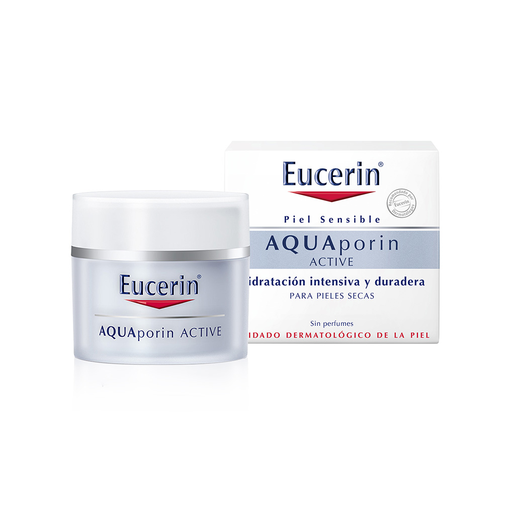 Crema facial Aquaporin active pieles secas Eucerin 50 ml