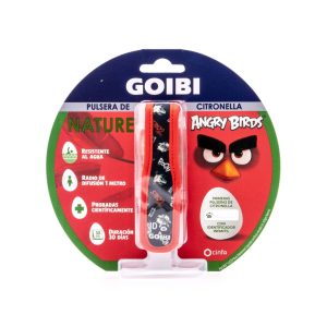 Pulsera citronella estampado Angry Birds Goibi