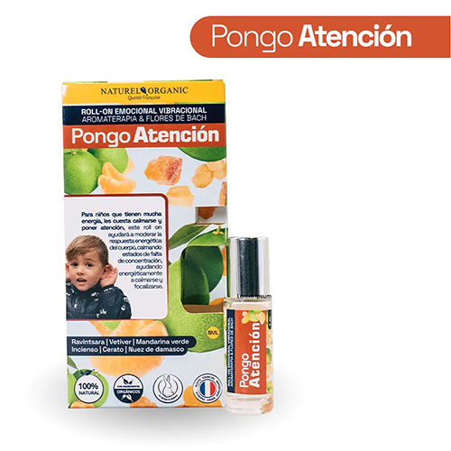 ROLL-ON NIÑOS PONGO ATENCION AROMATERAPIA Y ESENCIAS FLORALE