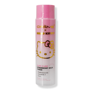 The Crème Shop Hello Kitty Klean Beauty Pure Cure Strawberry Milk Toner