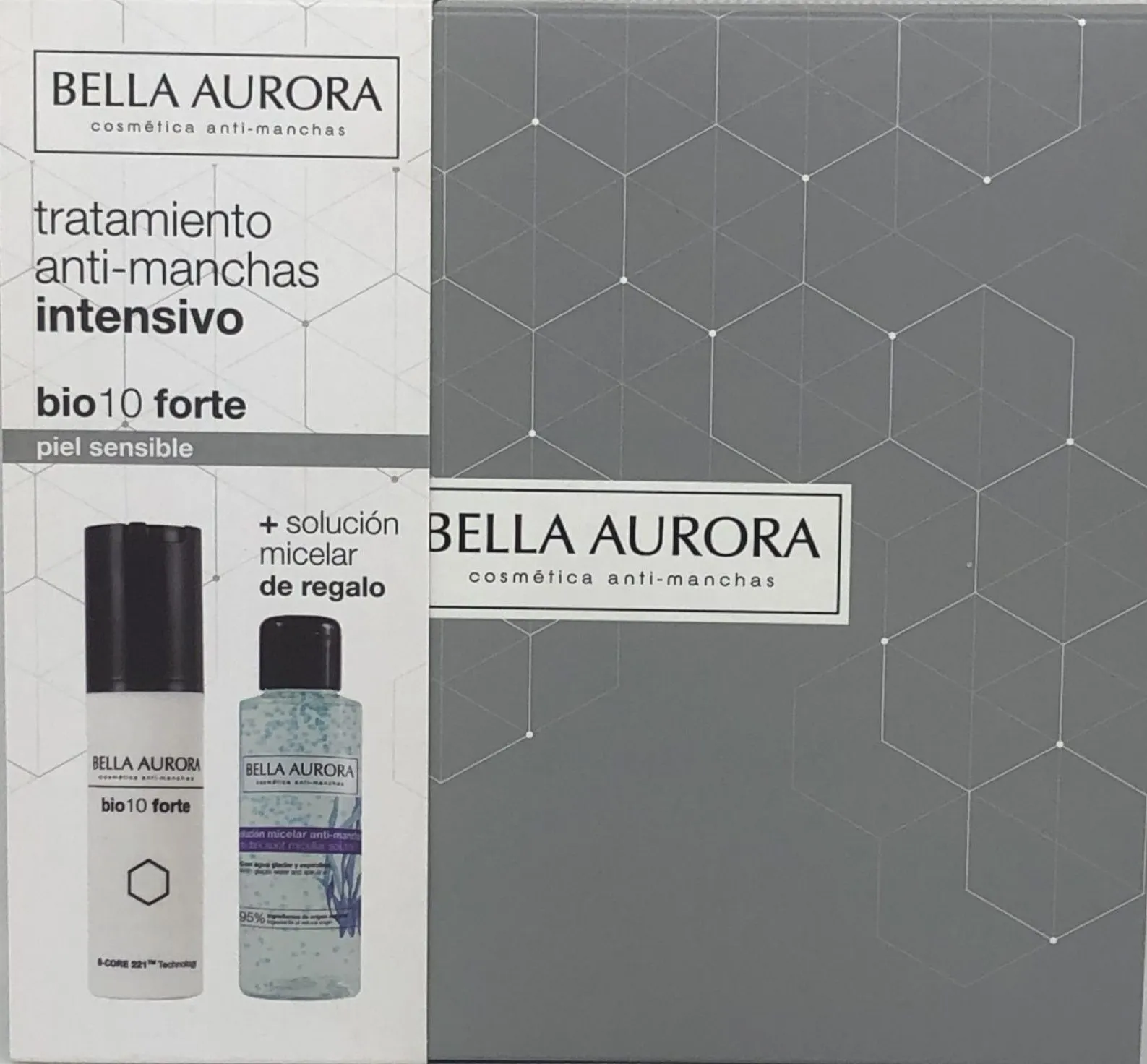 Bella Aurora Pack Bio10 Forte Tratamiento intensivo Anti-manchas Piel sensible - Imagen 2