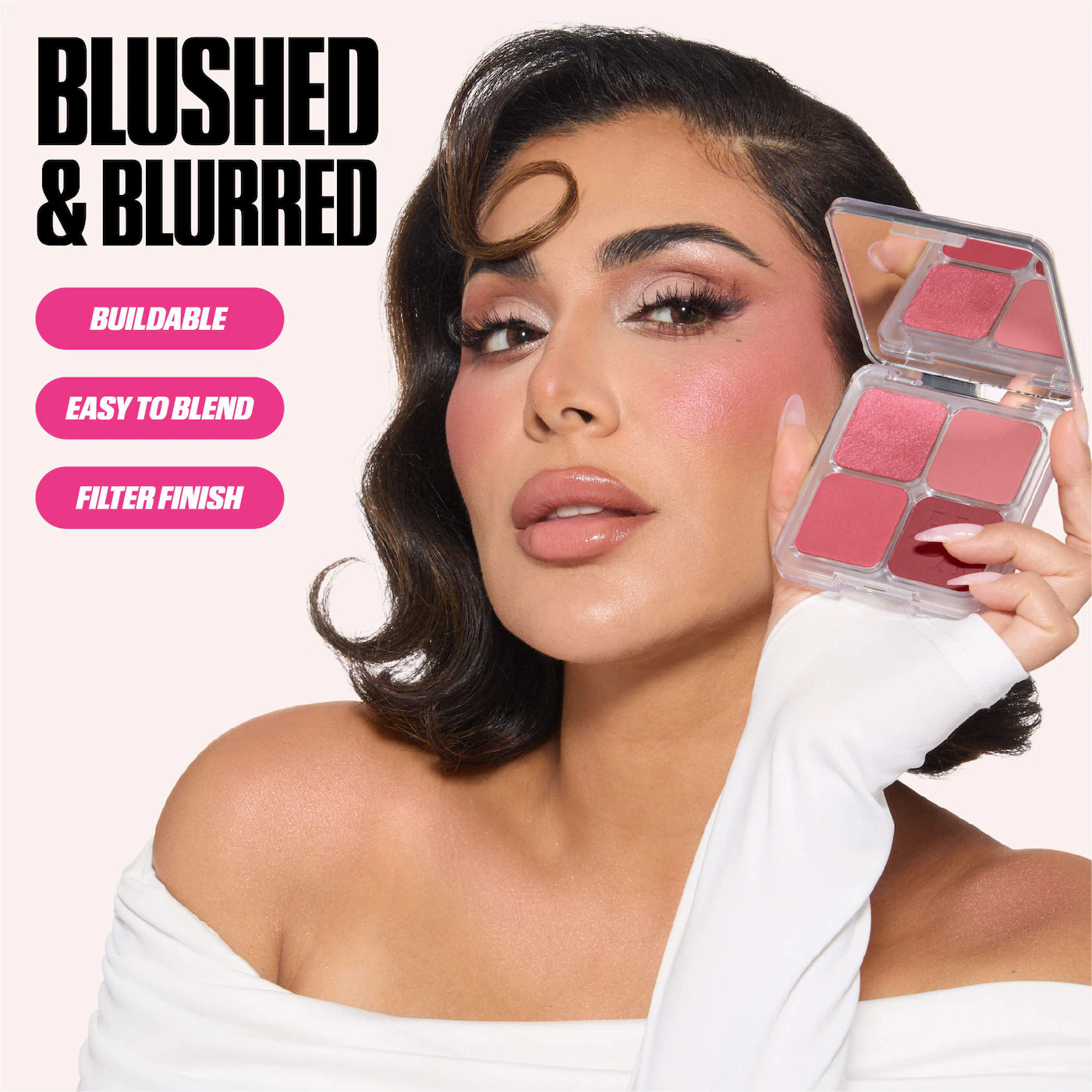 HUDA BEAUTY Blush Filter Blurring Blushlighters Palette - Imagen 6